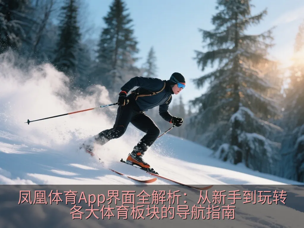 凤凰体育App界面全解析：从新手到玩转各大体育板块的导航指南